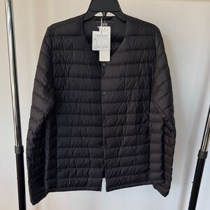 NWT Men's Uniqlo Black Quilted ultra light down Puffer Jacket size L